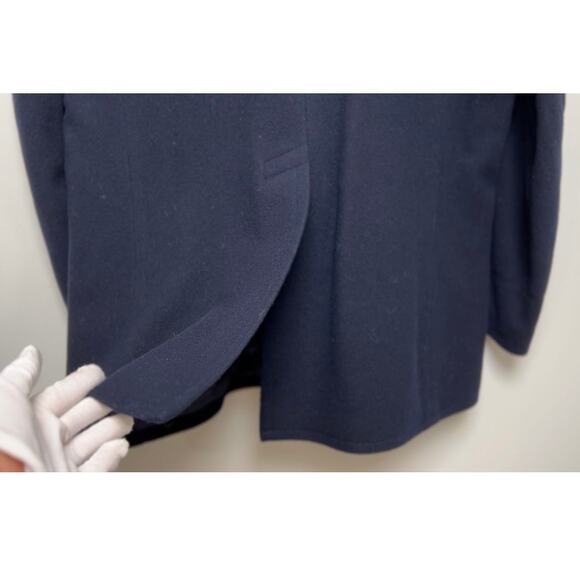 Banana Republic Factory Men's Wool Blend Navy Peacoat - Picture 5 of 7